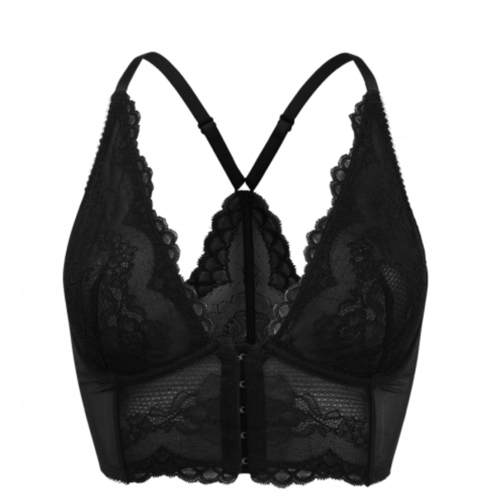 Gossard Superboost Deep V Black Bra